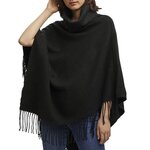 Vero Moda Poncho  Femme Vero Moda Kleo. Coloris disponibles : Noir