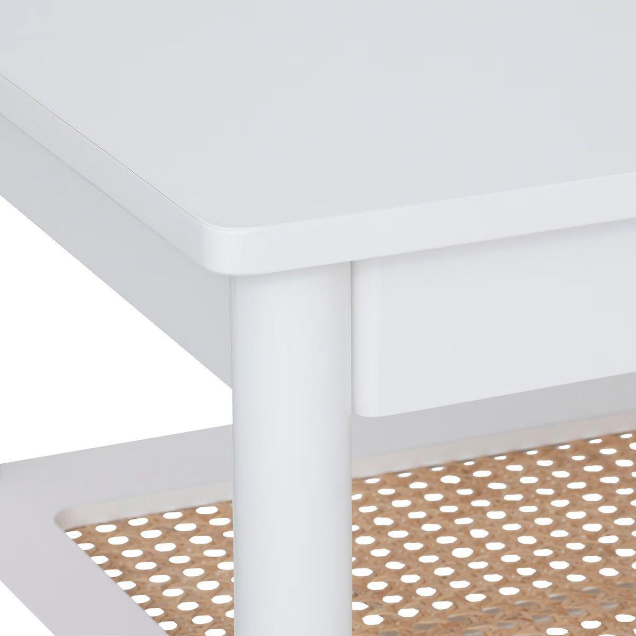 Voir la diapositive 2 : ATMOSPHERA Console avec étagère  cabras  110cm blanc