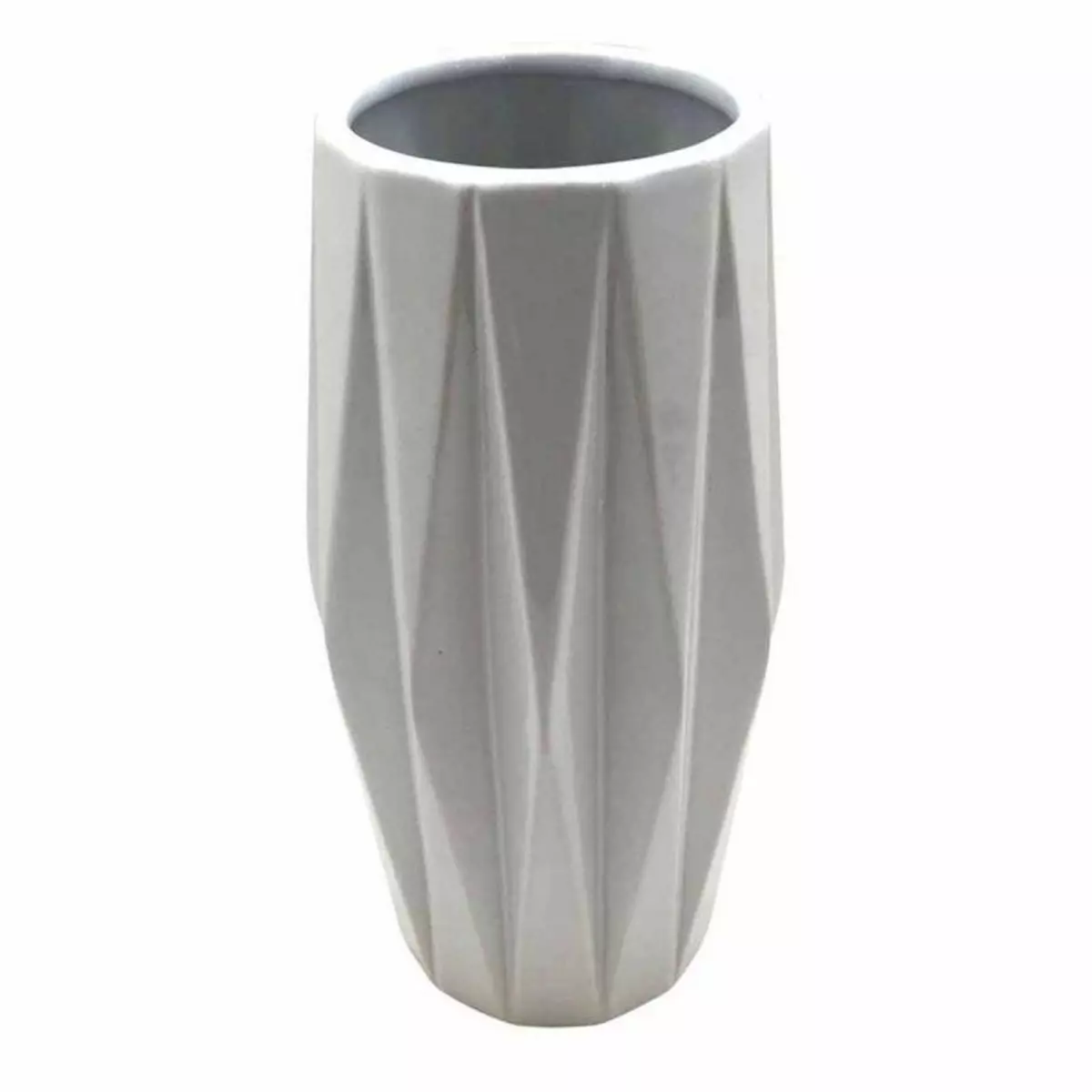 Paris Prix Vase Déco en Céramique  Origami  24cm Blanc