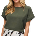 Vila T Shirt  Femme Vila Josa. Coloris disponibles : Vert