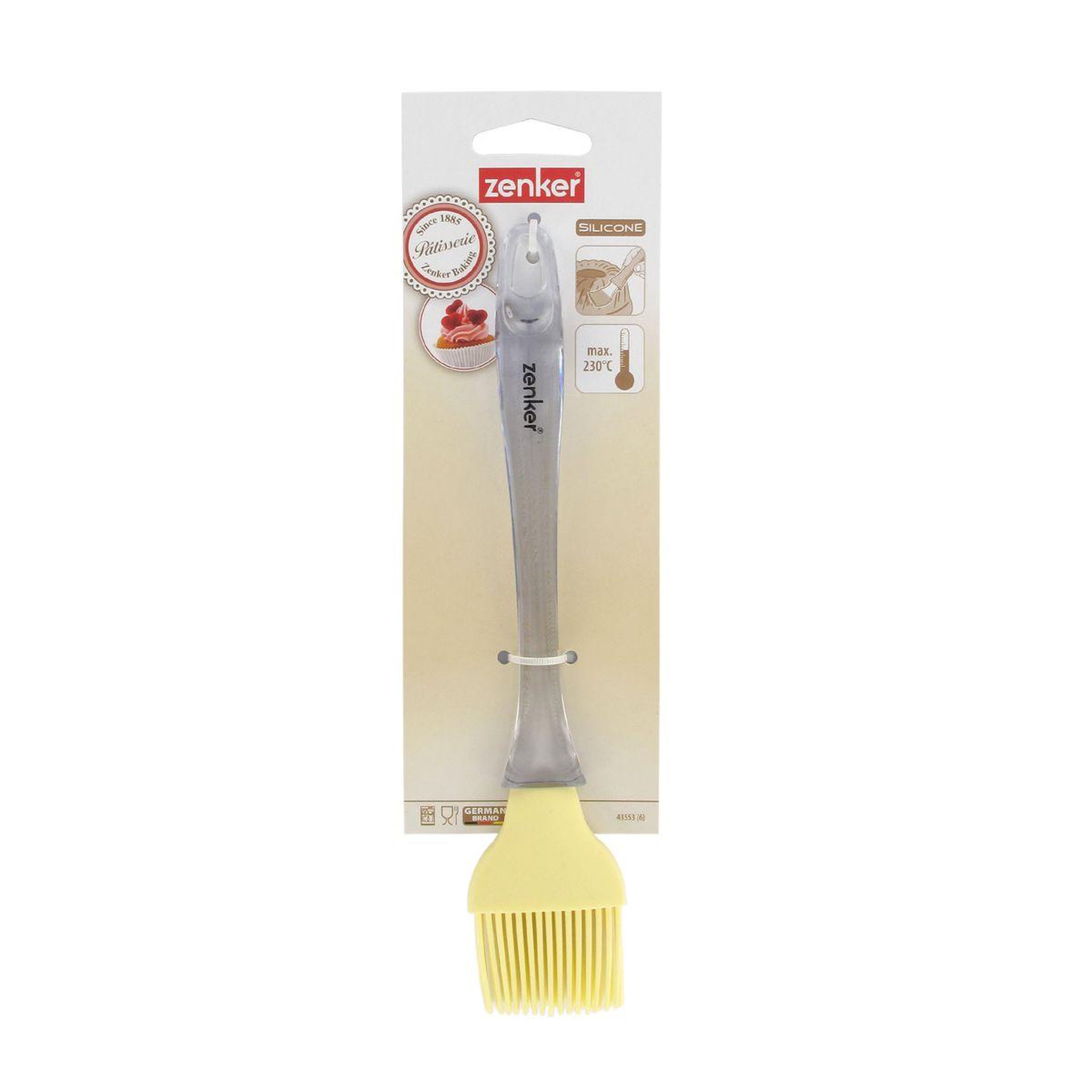 Voir la diapositive 5 : ZENKER Ensemble de 2 pinceaux de cuisine et de pâtisserie 24 cm en poils silicone zenker smart pastry