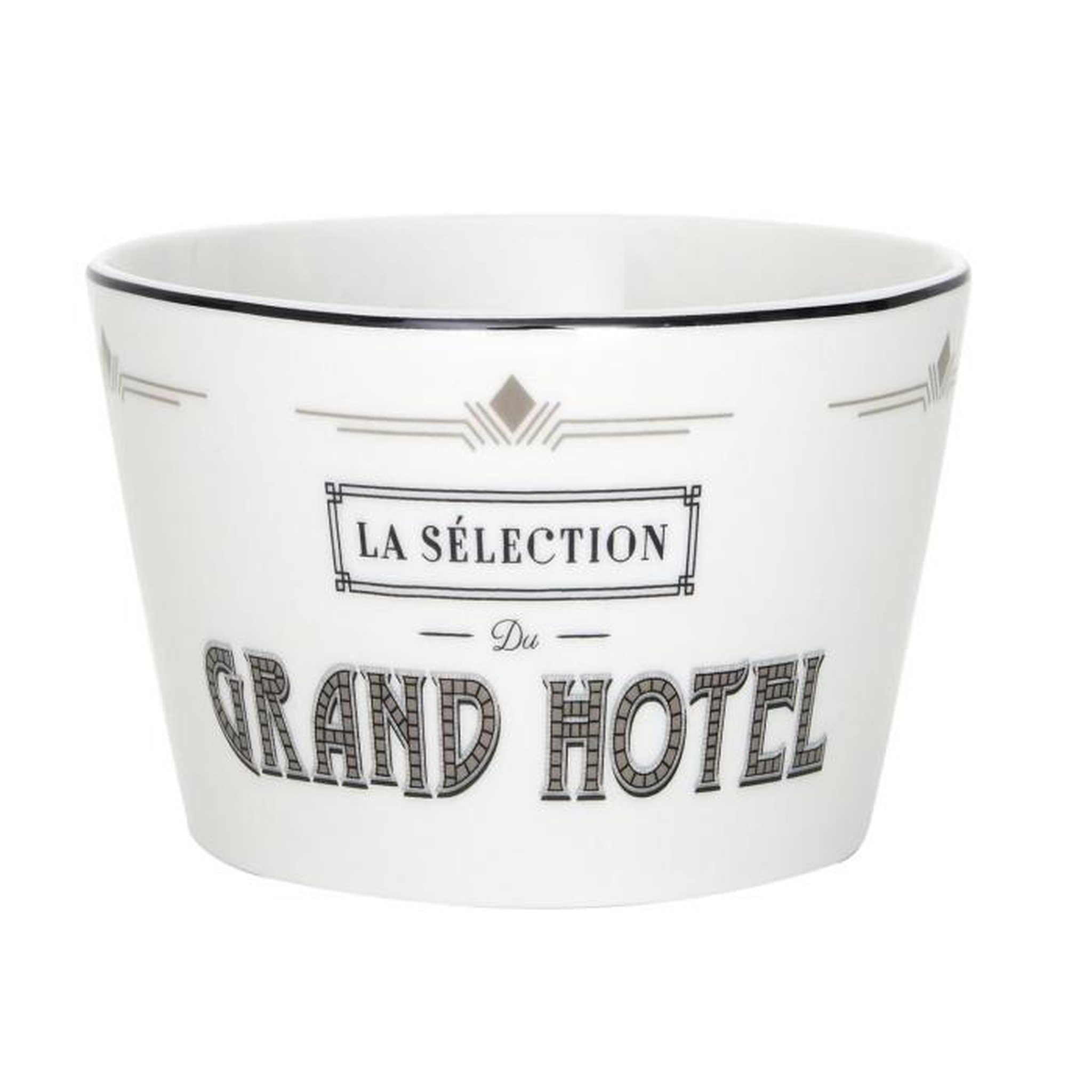 Voir la diapositive 2 : Paris Prix Lot de 6 Coupelles  Grand Hôtel  14cm Blanc