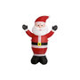 Voir la diapositive 1 : FEERIC LIGHT & CHRISTMAS Père Noël Gonflable  Animé  120cm Rouge & Blanc