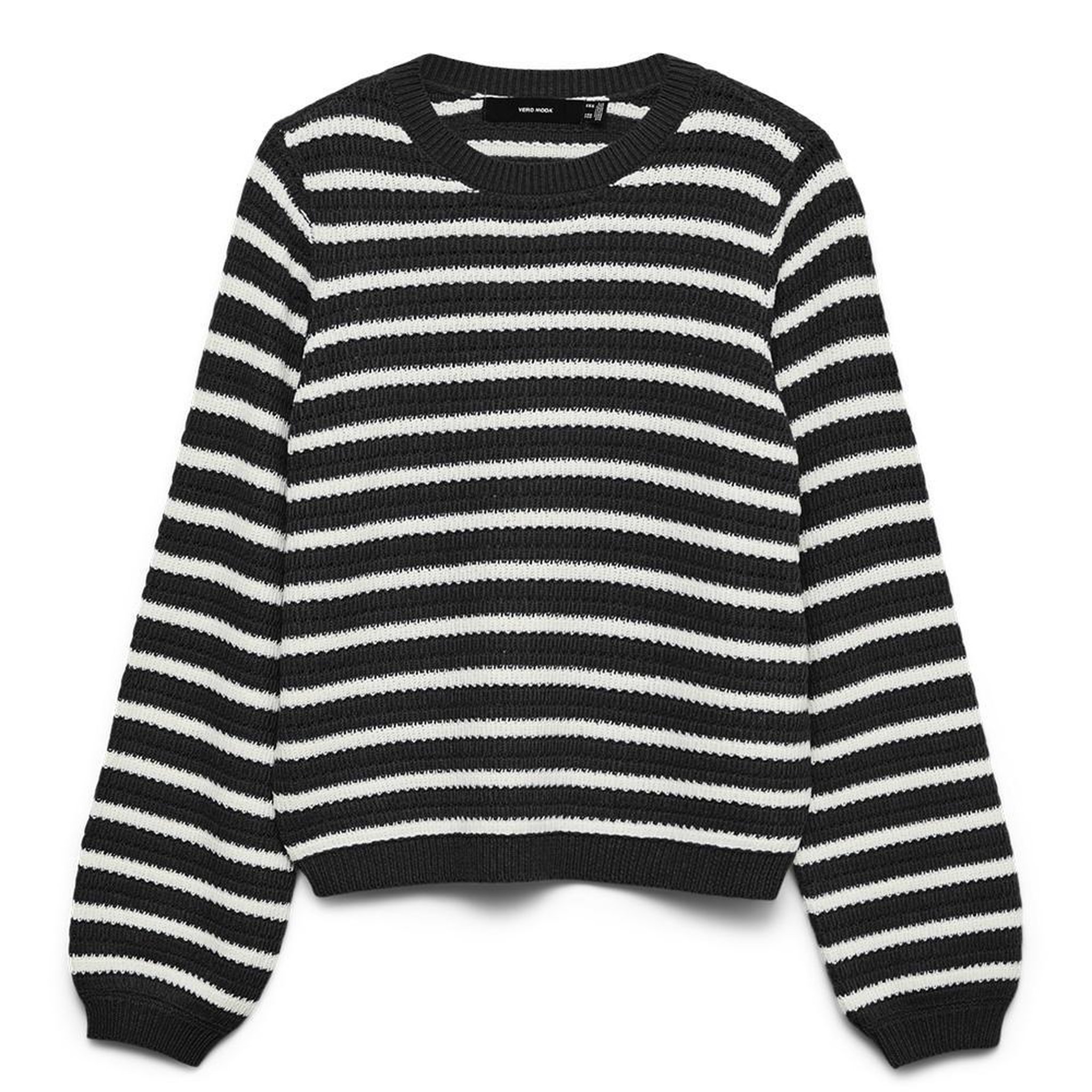 Vero Moda Pull Noir/Blanc Femme Vero Moda Gorgeous