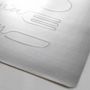 Voir la diapositive 2 : Paris Prix Set de Table Imprimé  Cuisina  28x43cm Argent