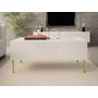 Voir la diapositive 2 : BEST MOBILIER Celeste - table basse - 2 portes - 120 cm