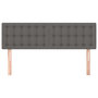 Voir la diapositive 3 : VIDAXL Tetes de lit 2 pcs Gris 72x5x78/88 cm Similicuir