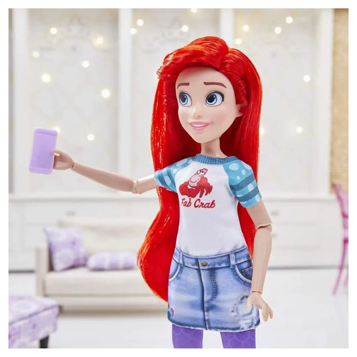 HASBRO Poupée Ariel Comfy Squad - Disney Princesse