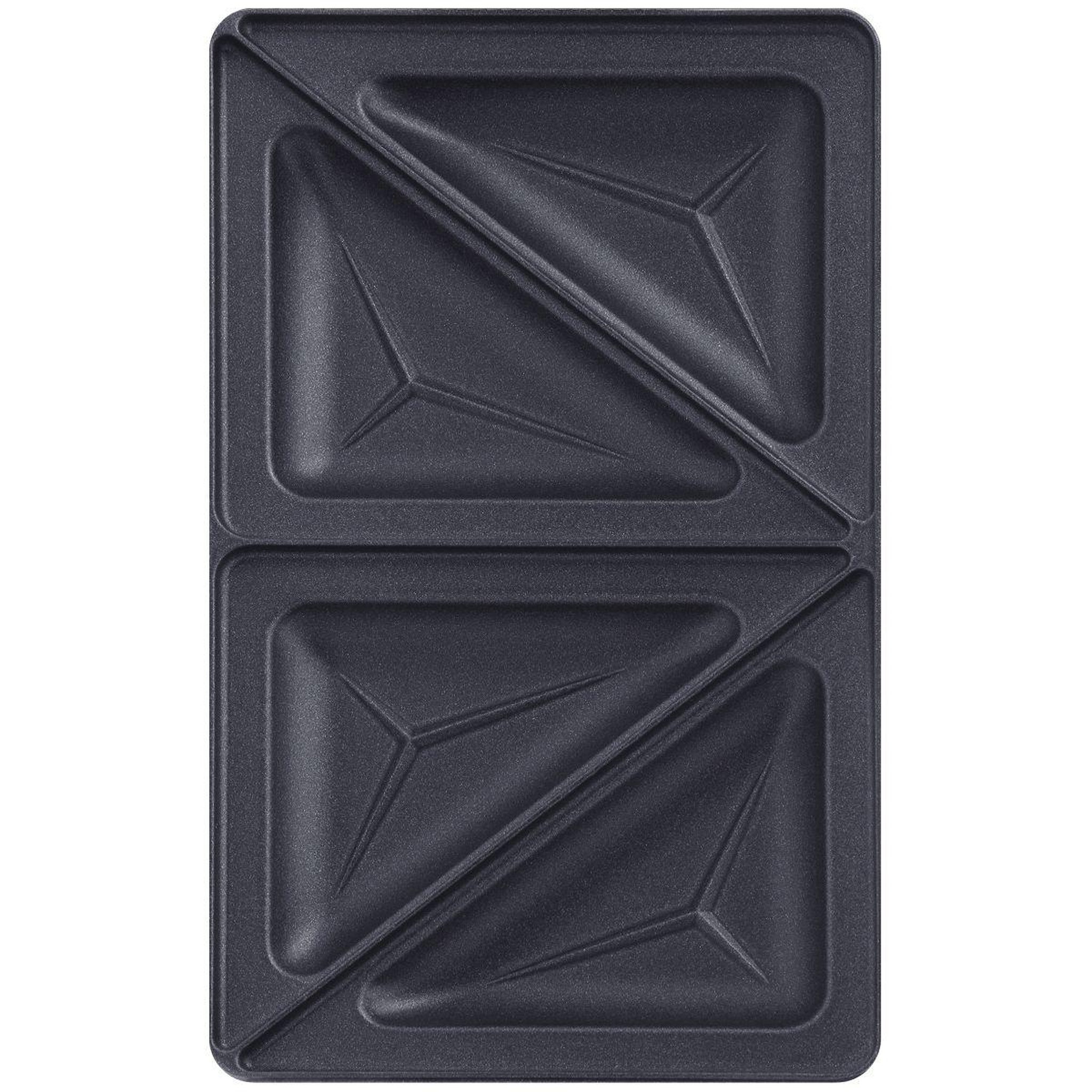 Voir la diapositive 2 : TEFAL Plaque XA800212 - triangle snack collection