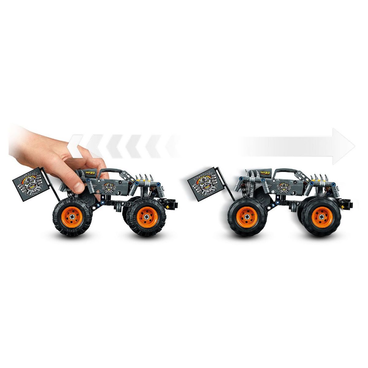 LEGO Technic 42119 - Monster Jam Max-D Camion et Quad