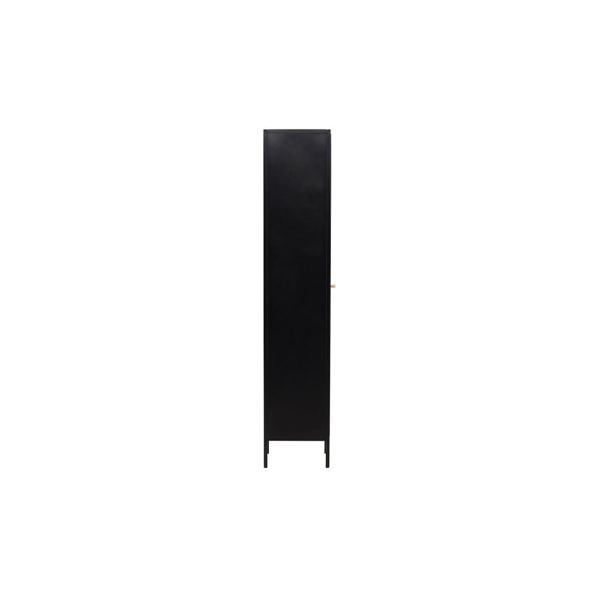 Paris Prix Vitrine Design en Métal  Cali  180cm Noir