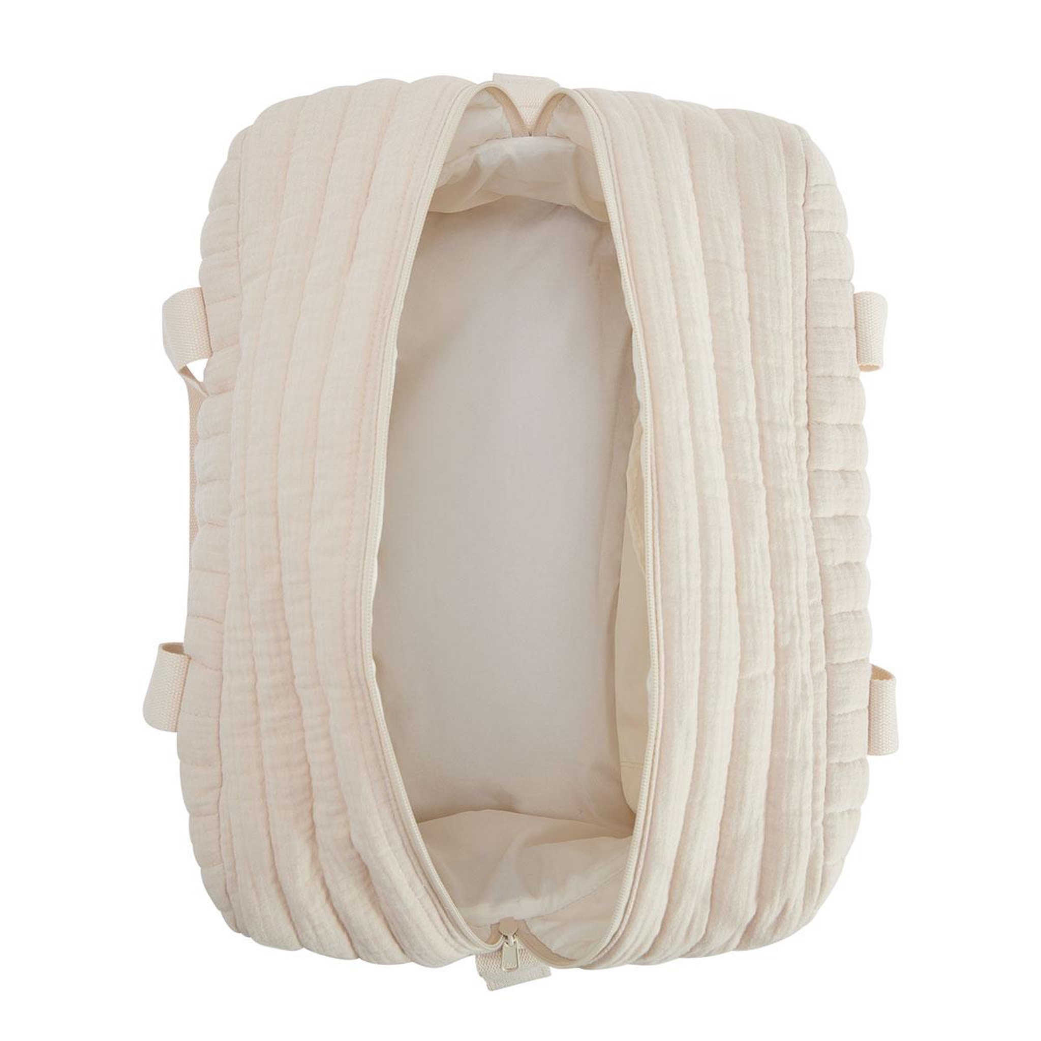Voir la diapositive 3 : PETIT BEGUIN Sac à langer en gaze de coton eden