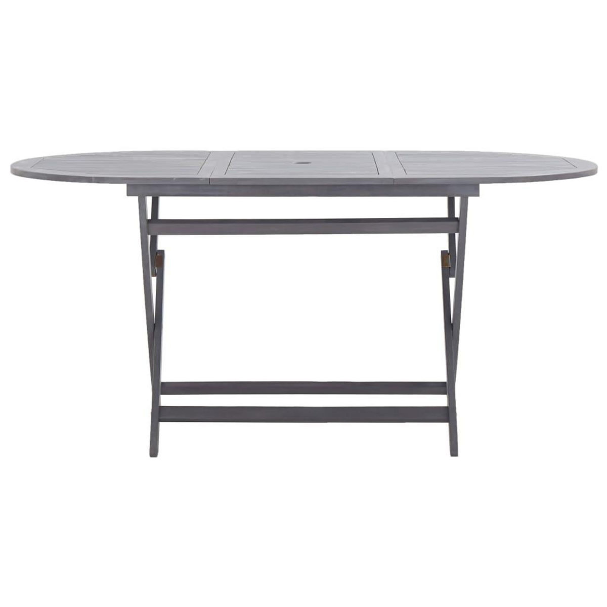 VIDAXL Table de jardin pliable 160x85x75 cm Bois d'acacia massif
