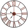 Voir la diapositive 2 : VIDAXL Horloge murale Metal 58 cm Rouge