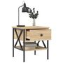 Voir la diapositive 4 : VIDAXL Tables de chevet 2 pcs chêne sonoma 40x42x45 cm bois ingénierie
