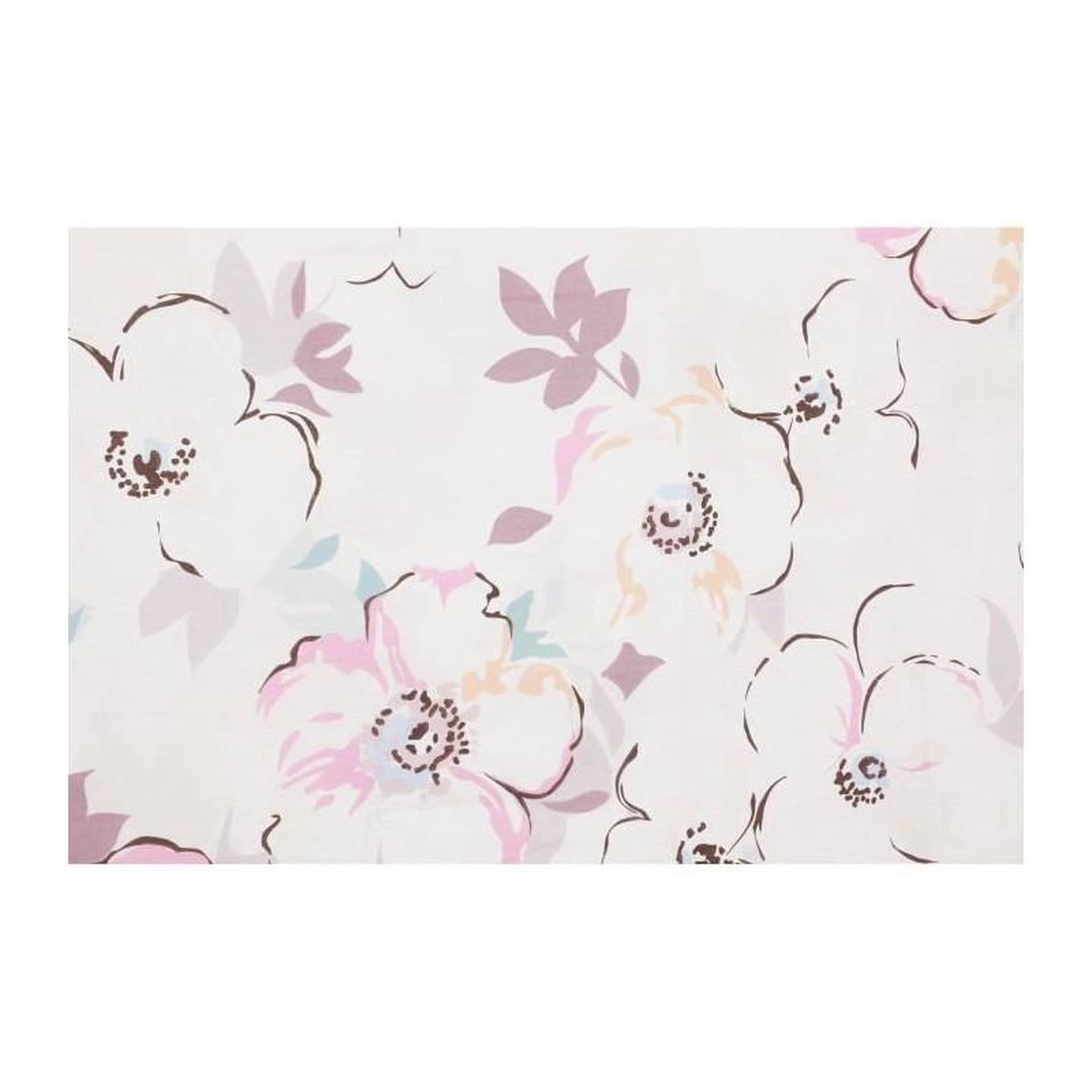 Voir la diapositive 6 : GENERIQUE Parure de lit - 1 housse de couette 220 x 240 cm + 2 taies d'oreiller 60 x 60 cm - 100% coton renforcé - Blanc