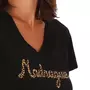  T-shirt Noir Femme Les Tropéziennes Fanfre