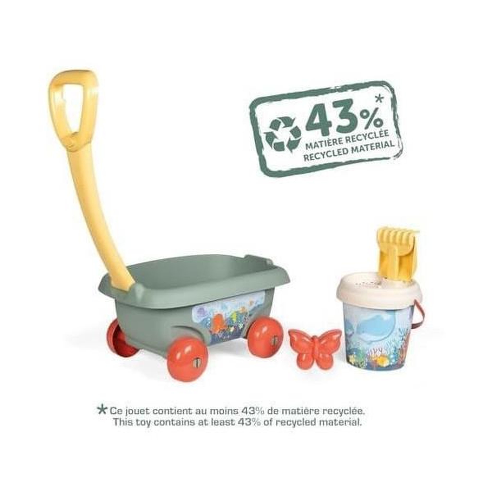Voir la diapositive 3 : SMOBY SMOBY - SMOBY Life - Chariot de Plage Garni