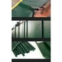 TOILINUX Brise Vue Occultant Clôture en PVC 450 g/m² - 70 m x 19 cm - 70 clips de montage - Vert