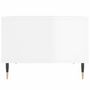 Voir la diapositive 5 : VIDAXL Table basse Blanc brillant 60x50x36,5 cm Bois d'ingenierie