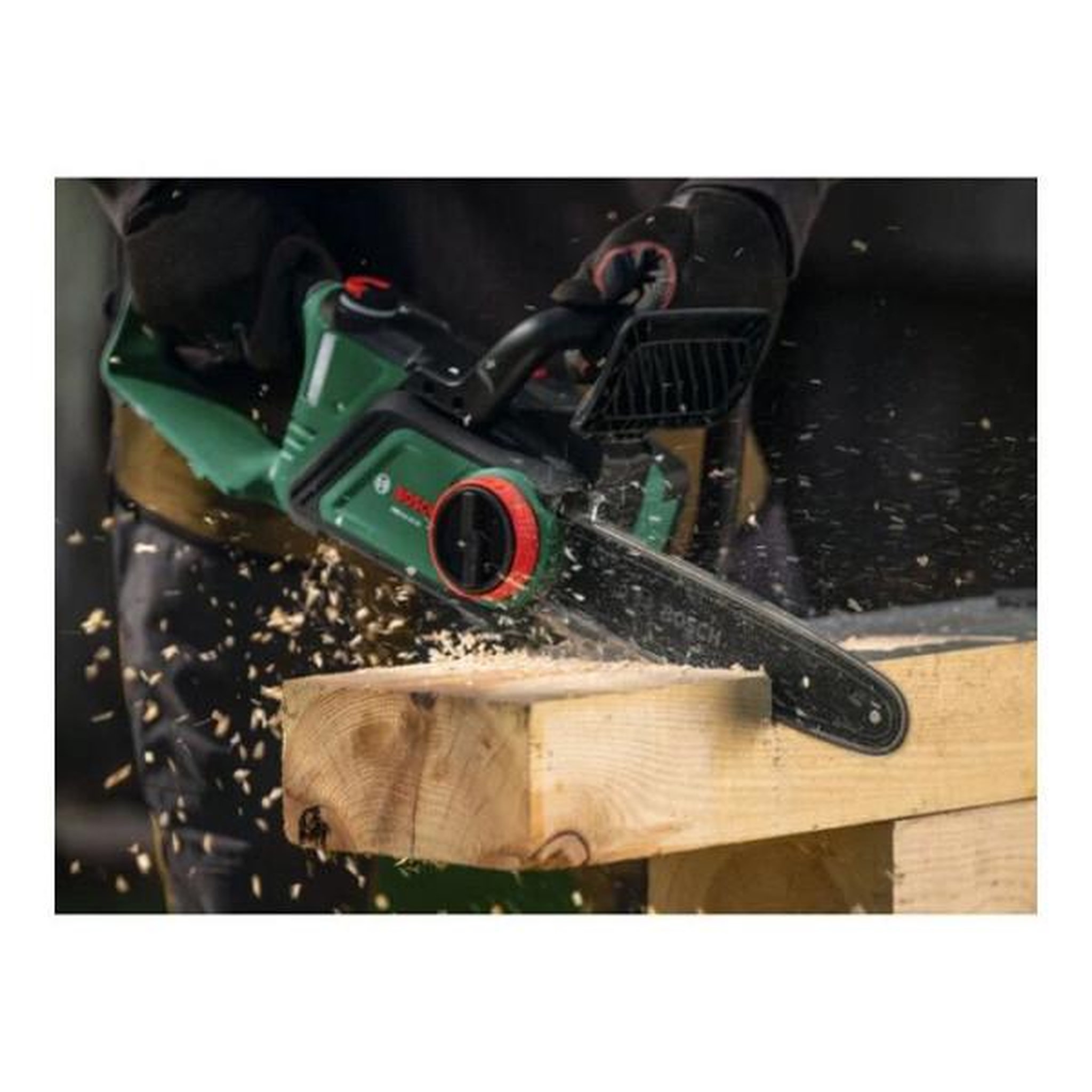 Voir la diapositive 2 : BOSCH Tronçonneuse a chaîne sans fil 18V PKE18V-30-28 - BOSCH - avec 1 batterie 4.0Ah - 06008B8B00