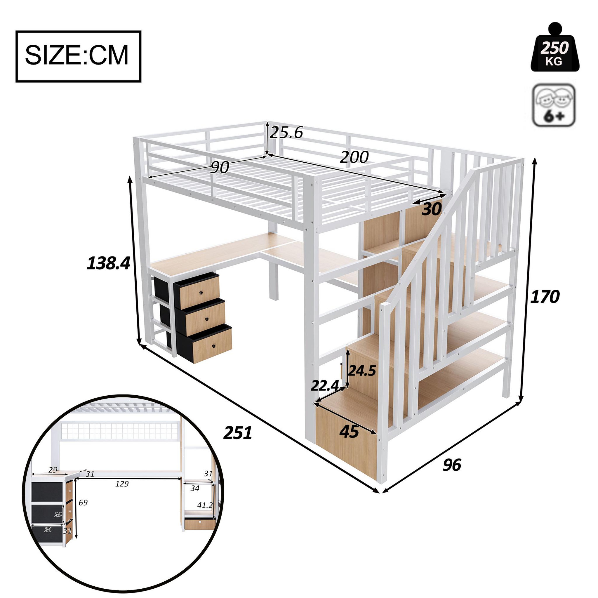 Voir la diapositive 3 : MERAX Lit mezzanine