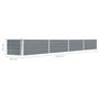 Voir la diapositive 6 : VIDAXL Lit sureleve de jardin Acier galvanise 320x40x45 cm Gris