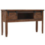 Voir la diapositive 5 : VIDAXL Table console Bois massif de sapin 131 x 35,5  x 75 cm Marron