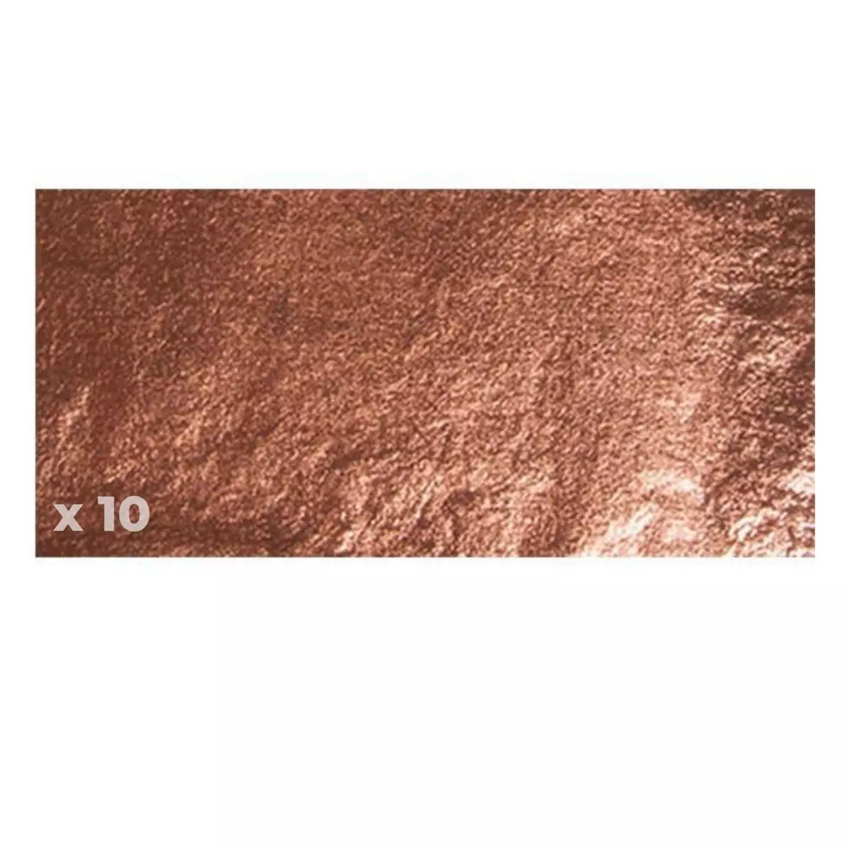 Rayher 10 feuilles de cuivre 14 x 14 cm