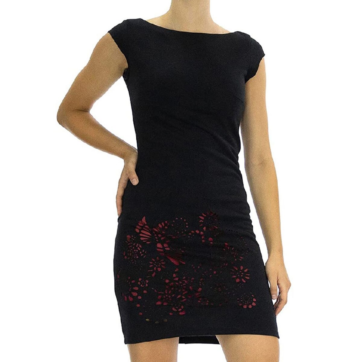 Robe noir desigual new arrivals