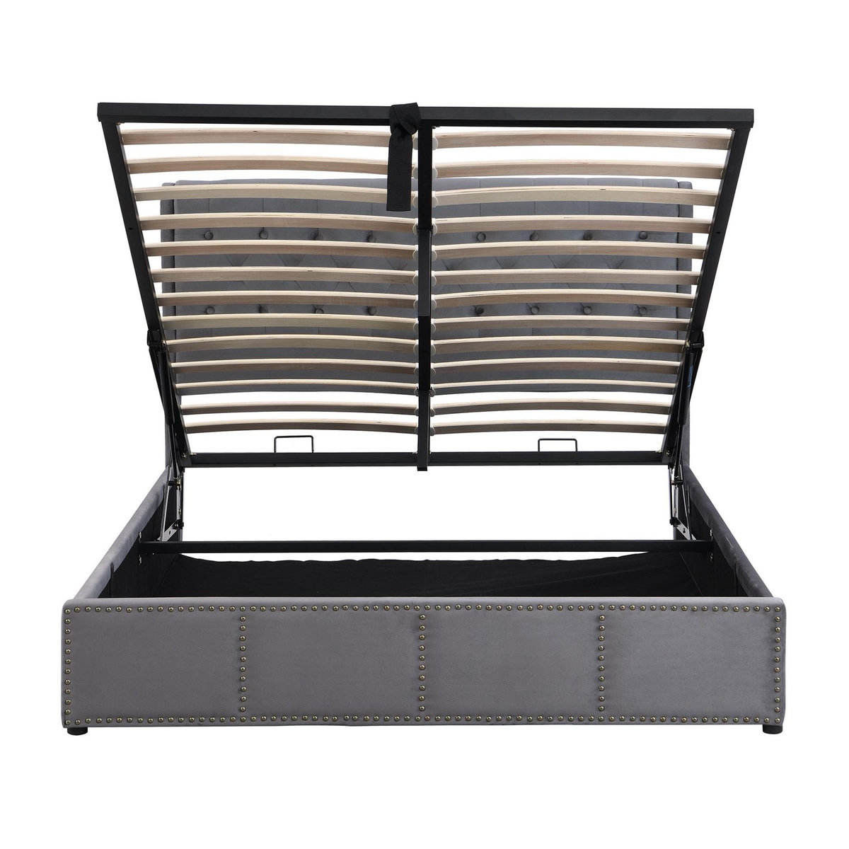 MERAX Lit coffre rembourré 180x200cm