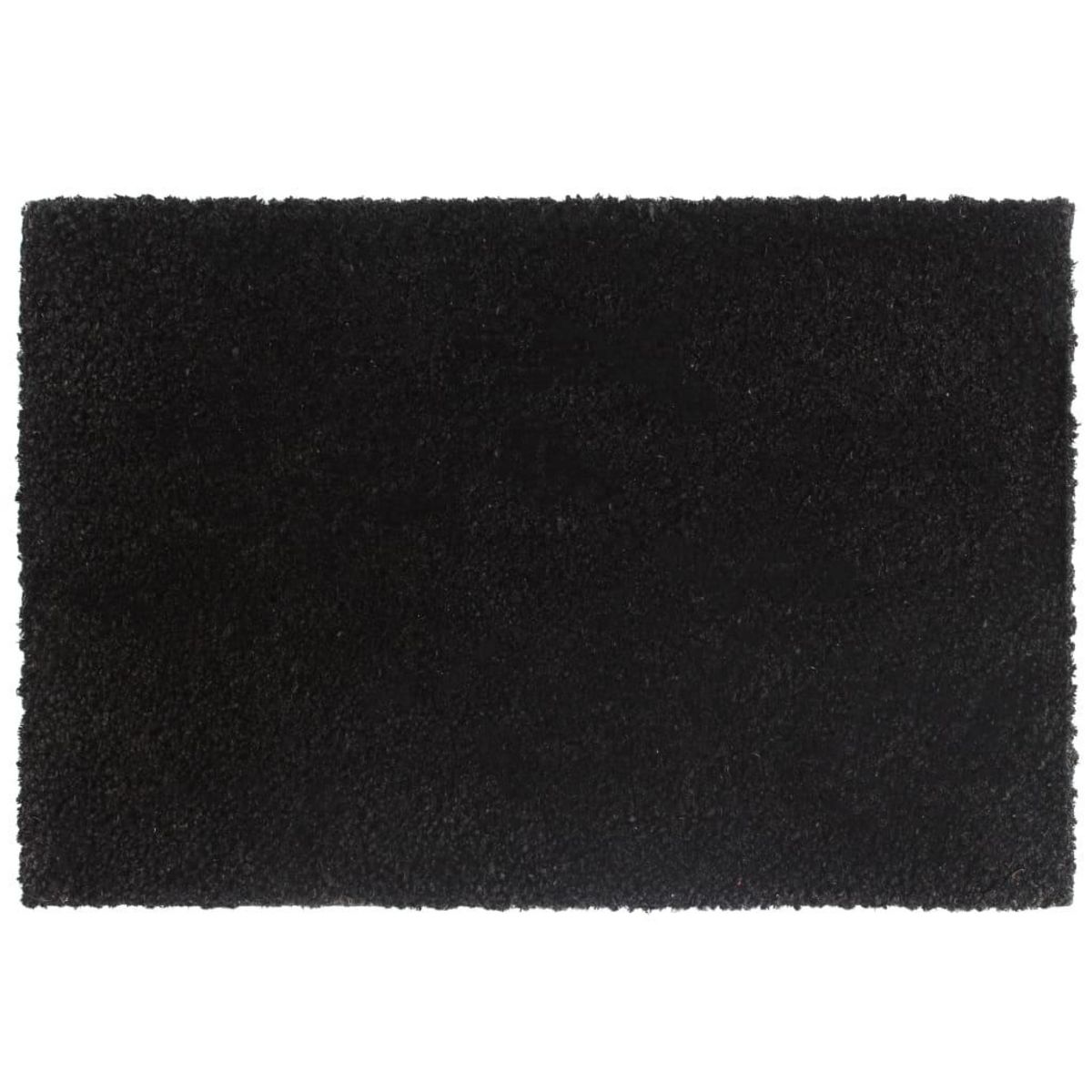 VIDAXL Tapis de porte 5 pcs noir 40x60 cm fibre de coco touffete