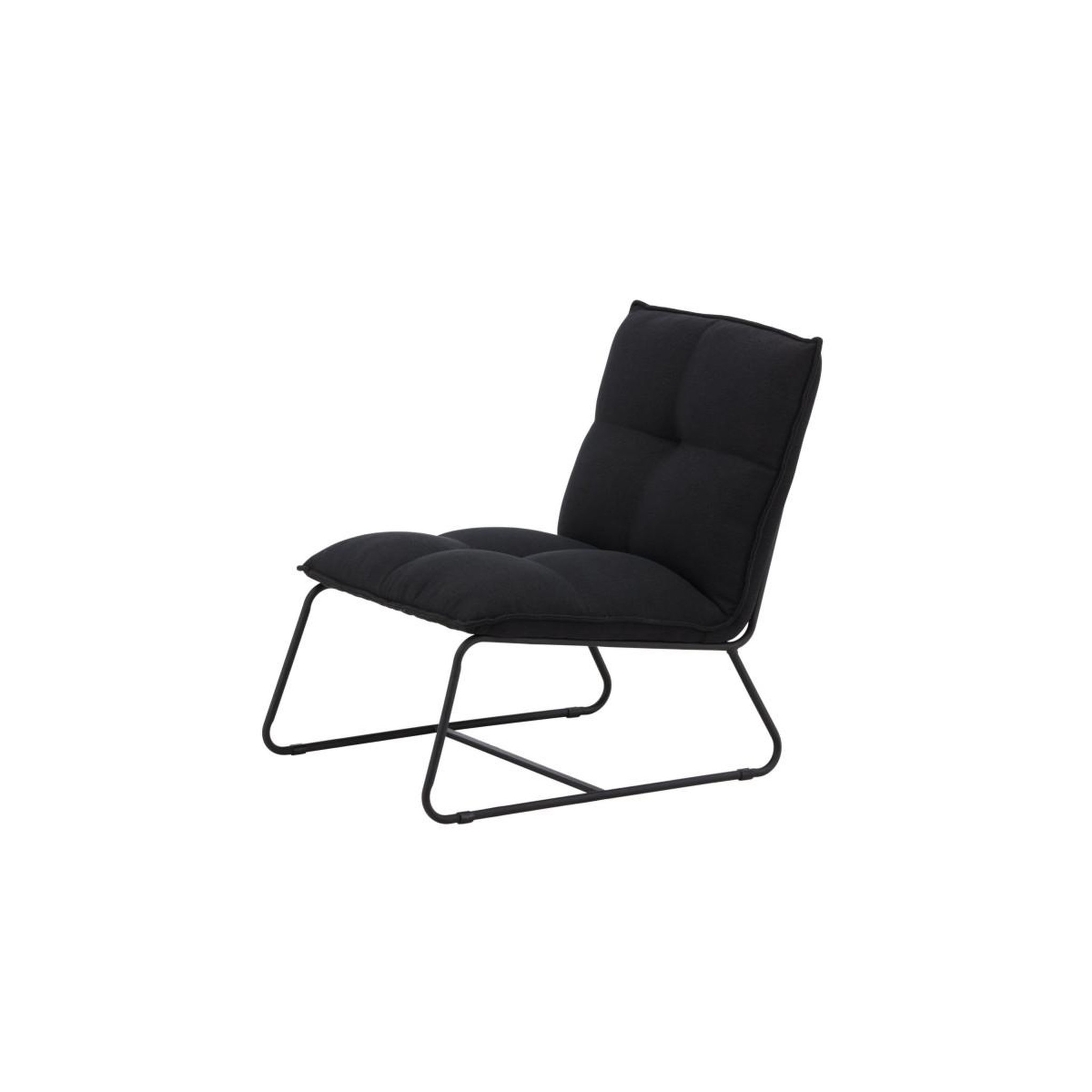 Voir la diapositive 6 : Paris Prix Fauteuil en lin  madison  78cm noir