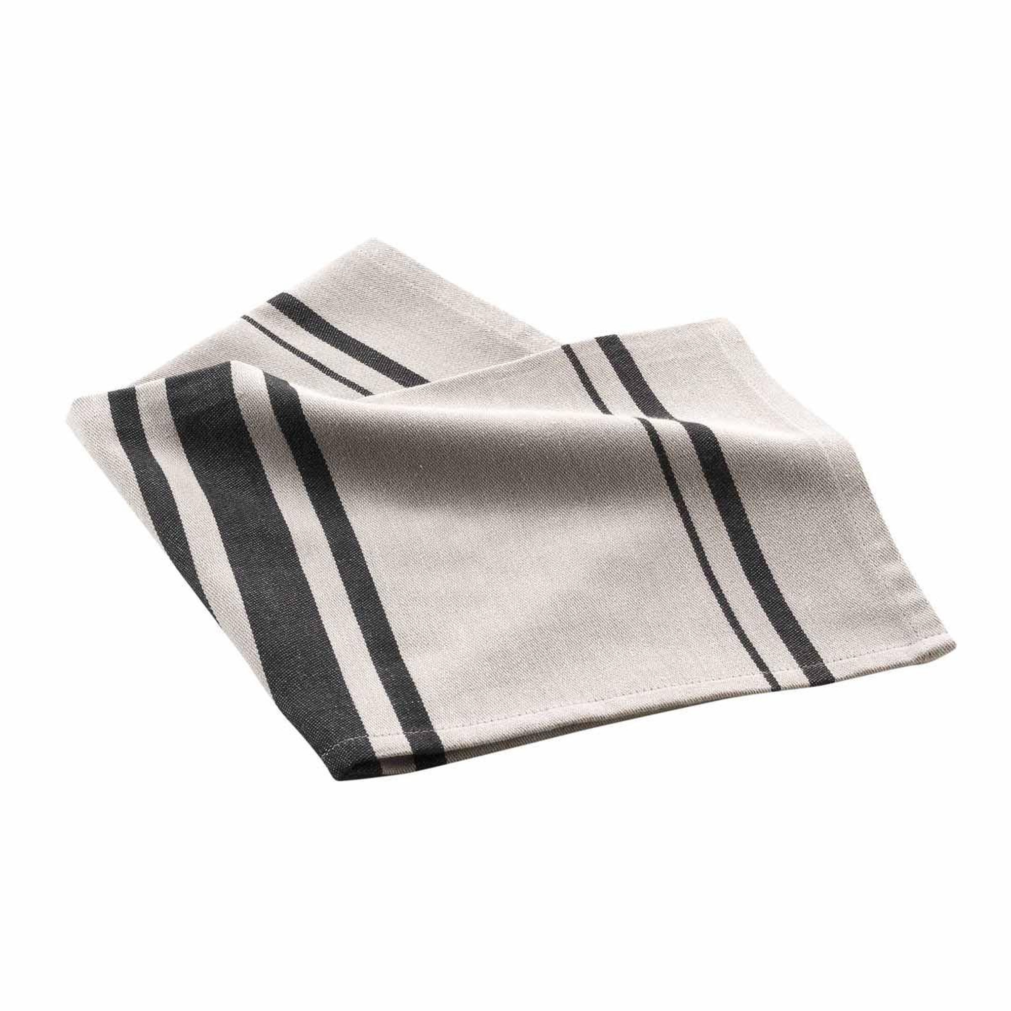 Douceur d'Intérieur Torchon en coton tissé  comptoir  50x70cm lin
