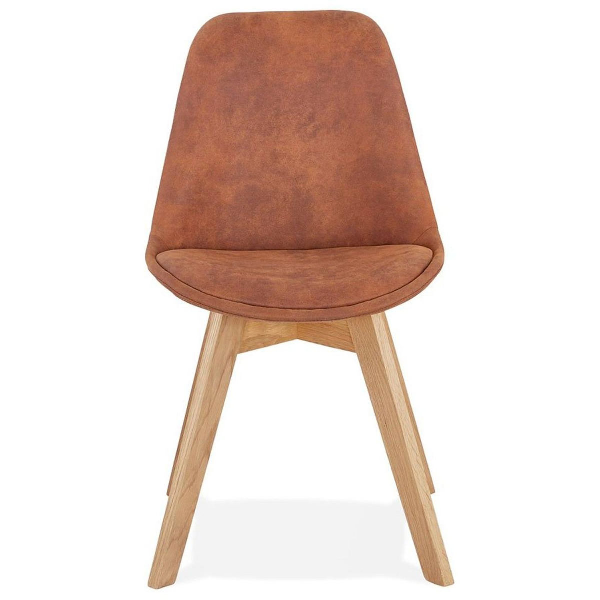 Paris Prix Chaise Design  Mirka  85cm Marron & Naturel