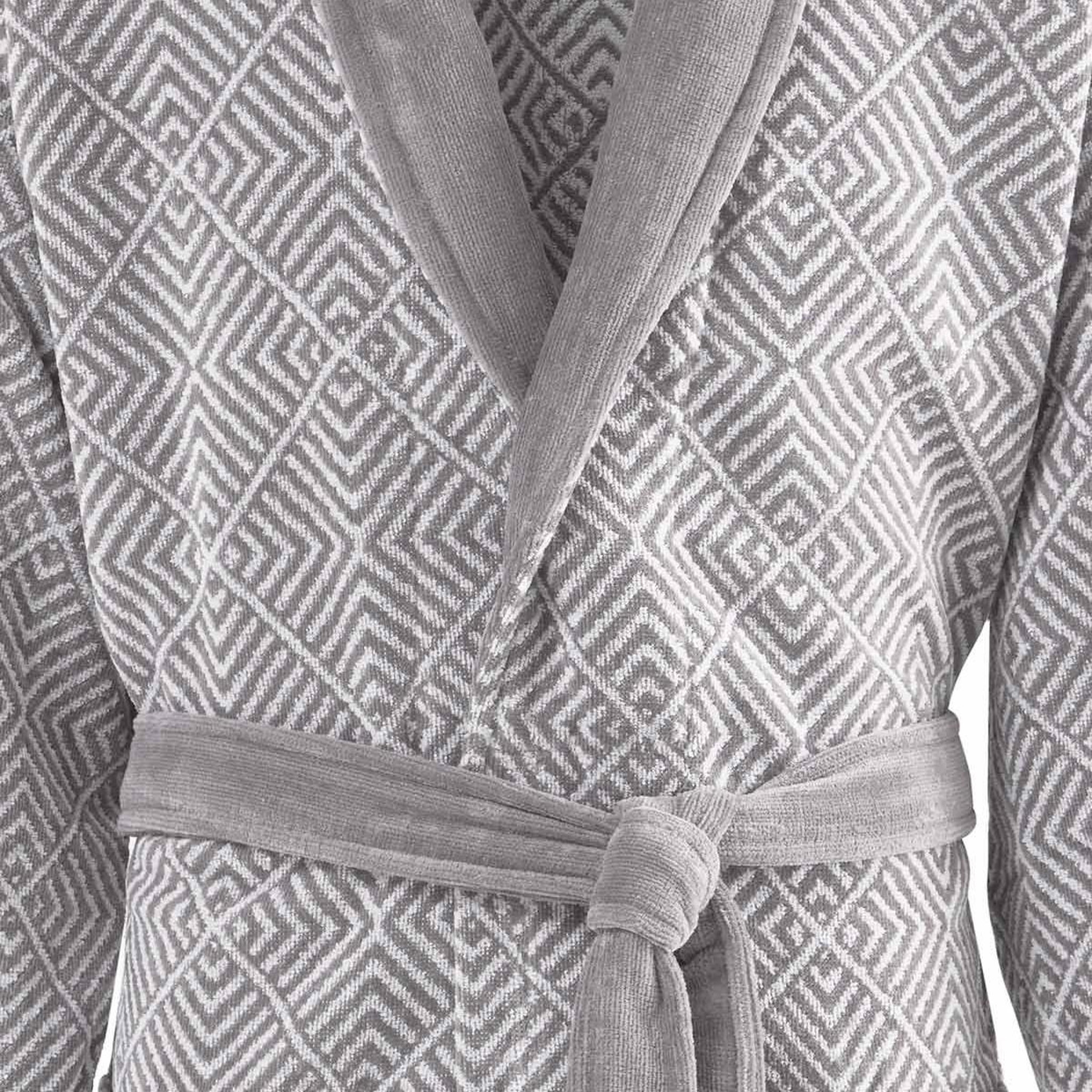 Voir la diapositive 3 : Sensei Maison Peignoir col châle velours OPTICAL