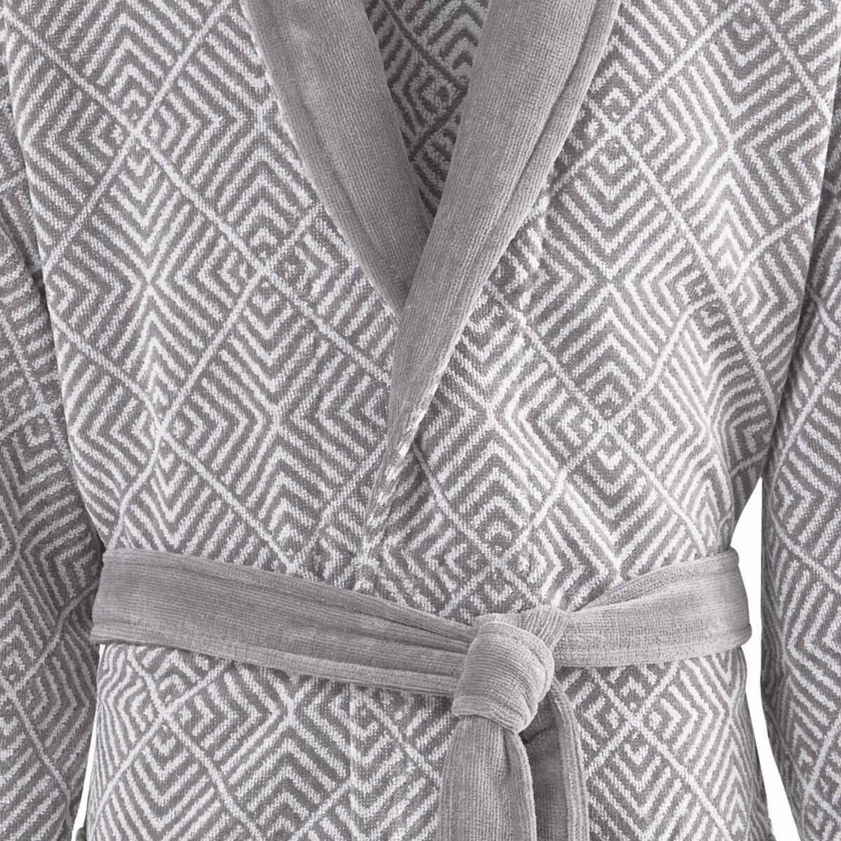 Sensei Maison Peignoir col châle velours OPTICAL