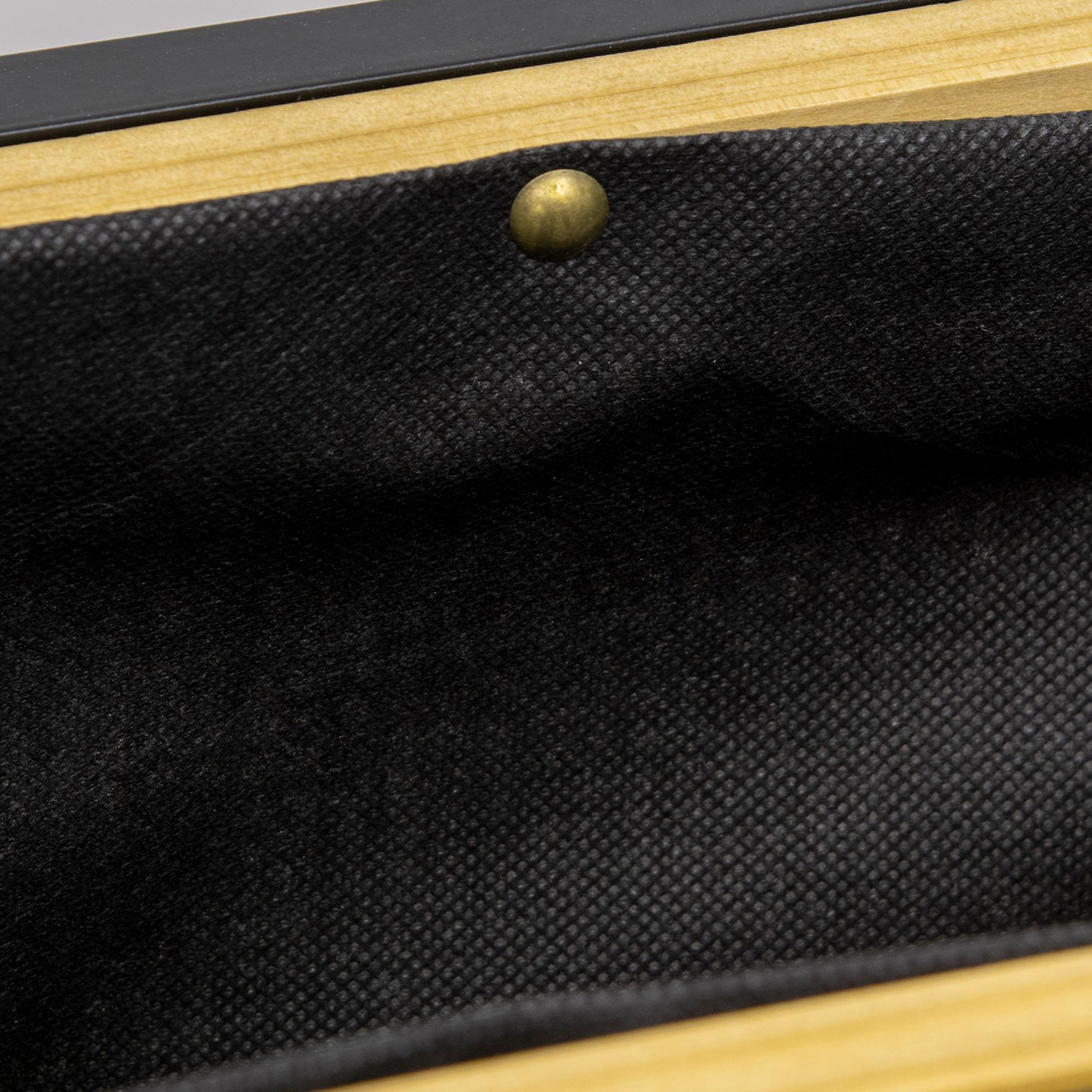 Voir la diapositive 5 : OUTSUNNY Jardinière sur pied style naturel - géotextile inclus, étagère intégrée - métal noir bois sapin verni bambou tressé