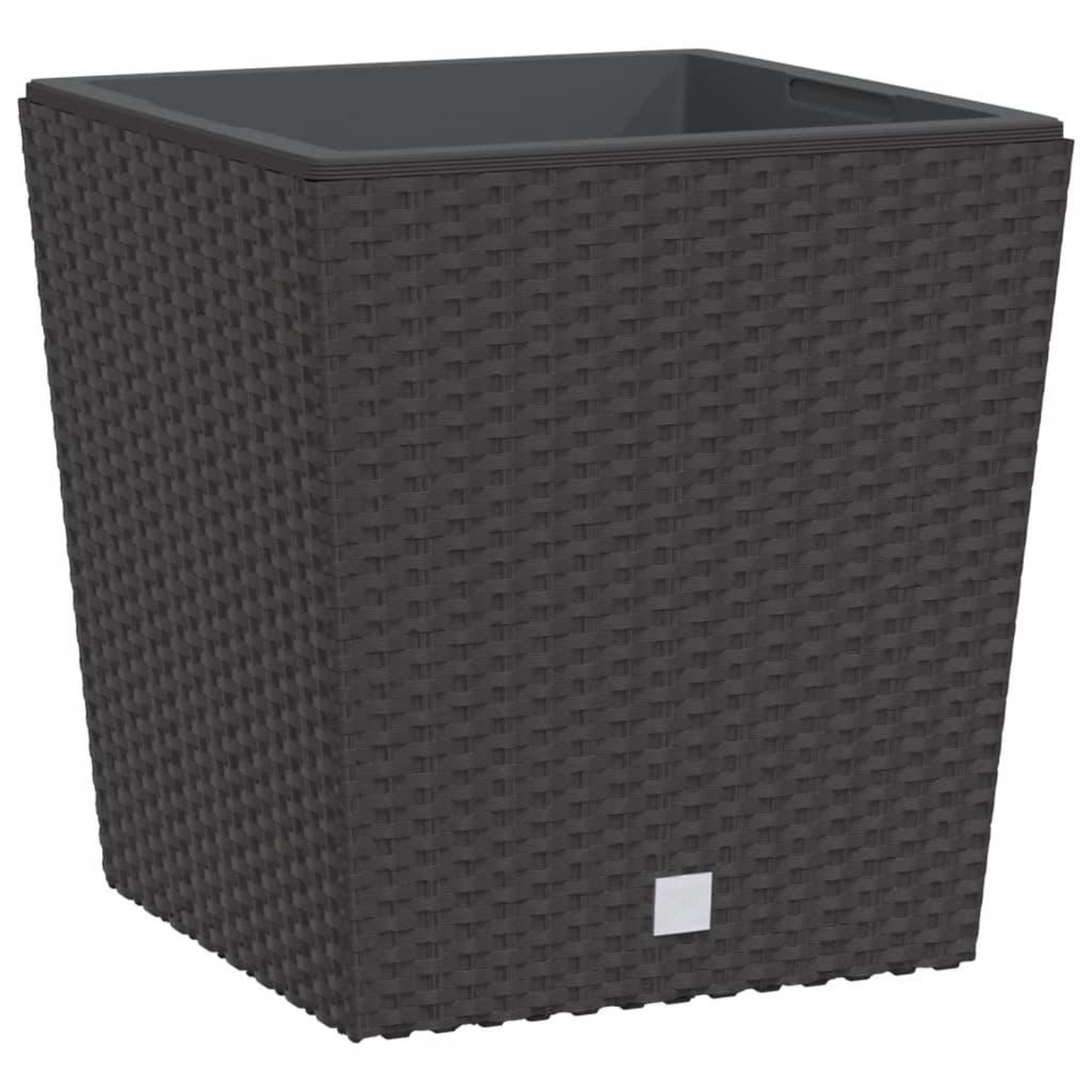 Voir la diapositive 2 : VIDAXL Jardiniere et interieur amovible marron 21 /32 L rotin PP
