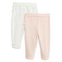 Voir la diapositive 3 : INEXTENSO Lot de 2 pantalons de naissance avec pieds bébé fille