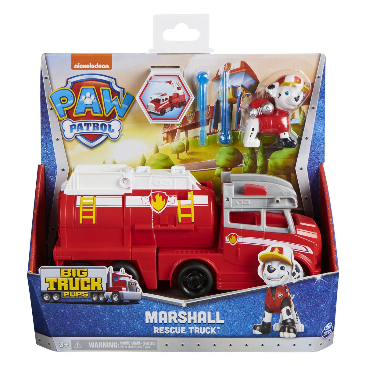 SPIN MASTER Camion et Figurine Marcus Big Truck Pups La Pat' Patrouille