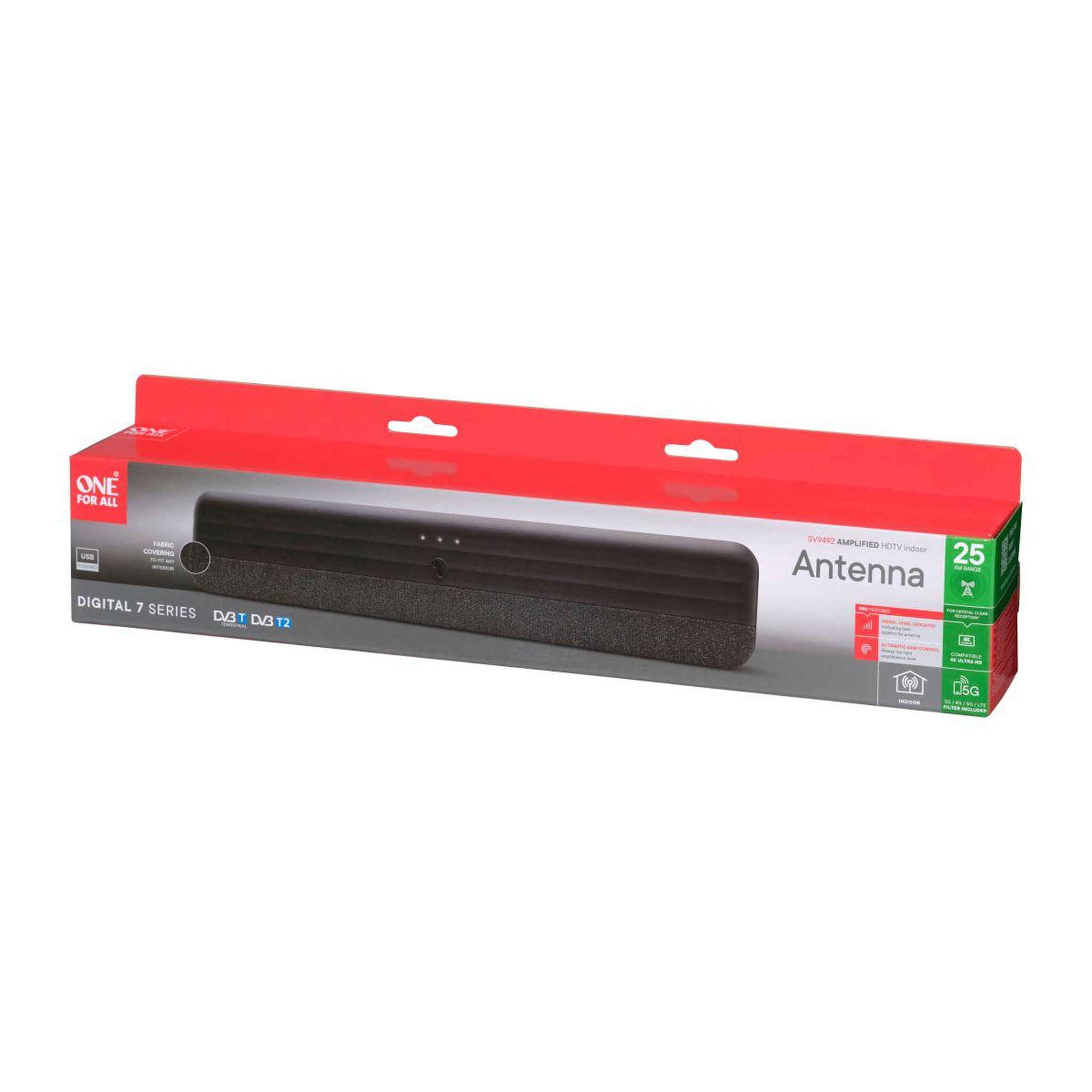 Voir la diapositive 5 : One For All Antenne intérieure sv9492 filtre 5g