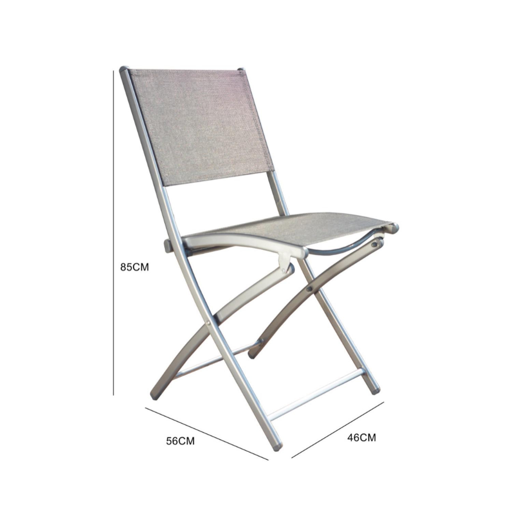 Voir la diapositive 4 : CONCEPT USINE Ensemble de jardin table 150 cm + lot de 4 chaises pliantes alassio