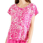 JACQUELINE DE YONG Blouse Rose/Blanc à Motifs Femme JDY Piper. Coloris disponibles : Rose