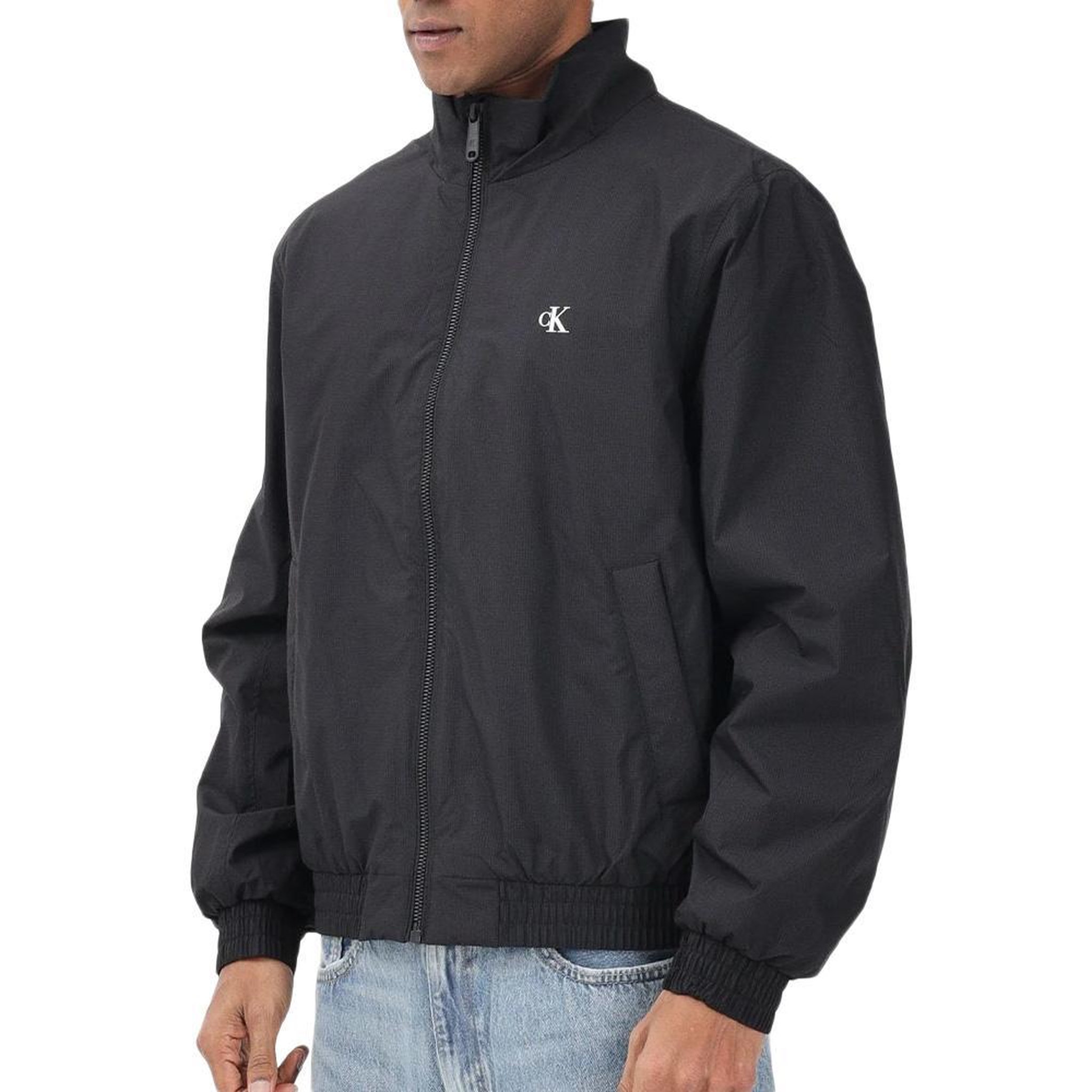 CALVIN KLEIN JEANS Veste Noire Homme Calvin Klein Jeans Ripstop. Coloris disponibles : Noir