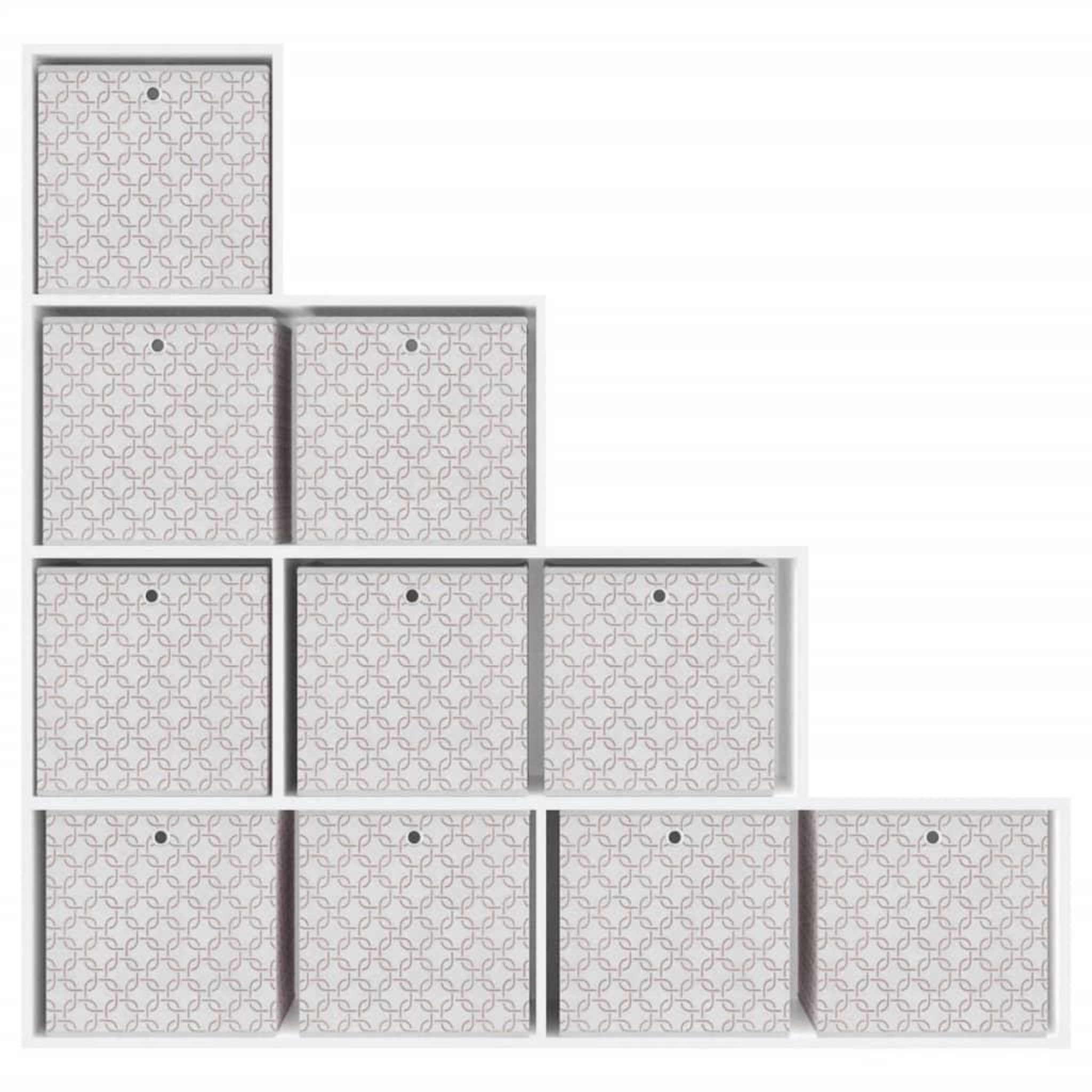 Voir la diapositive 5 : VIDAXL Boîtes de rangement pliables 10 pcs creme tissu intisse