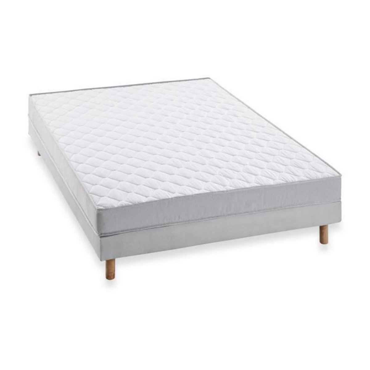 DEKO DREAM DEKO DREAM AIRFLEX Ensemble Matelas 140x190 cm + Sommier - Mousse - AIRFLEX