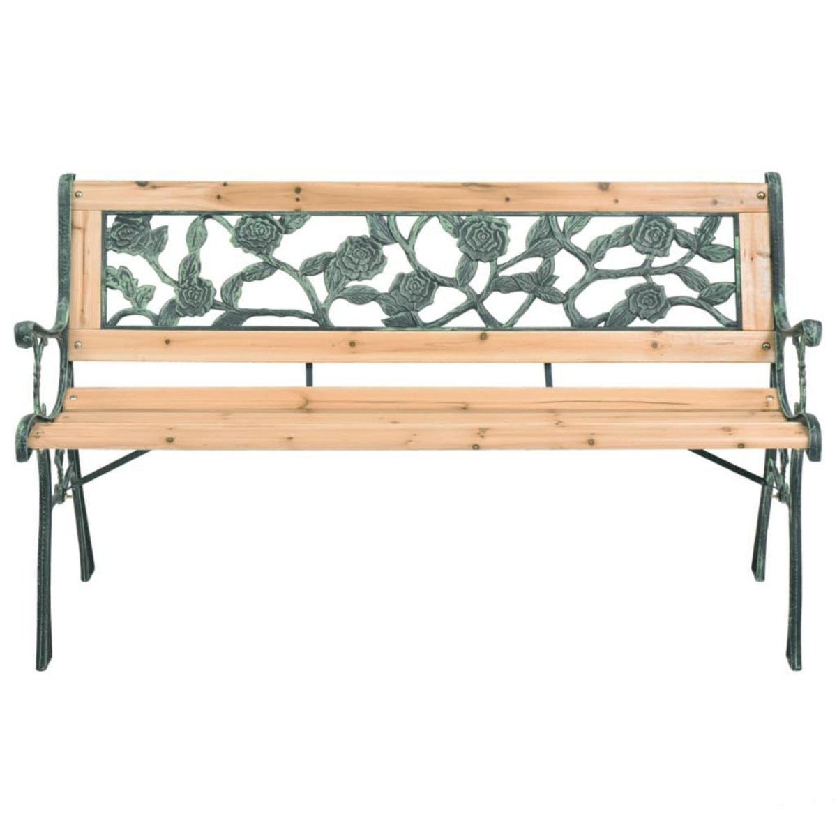 VIDAXL Banc de jardin 122 cm Bois