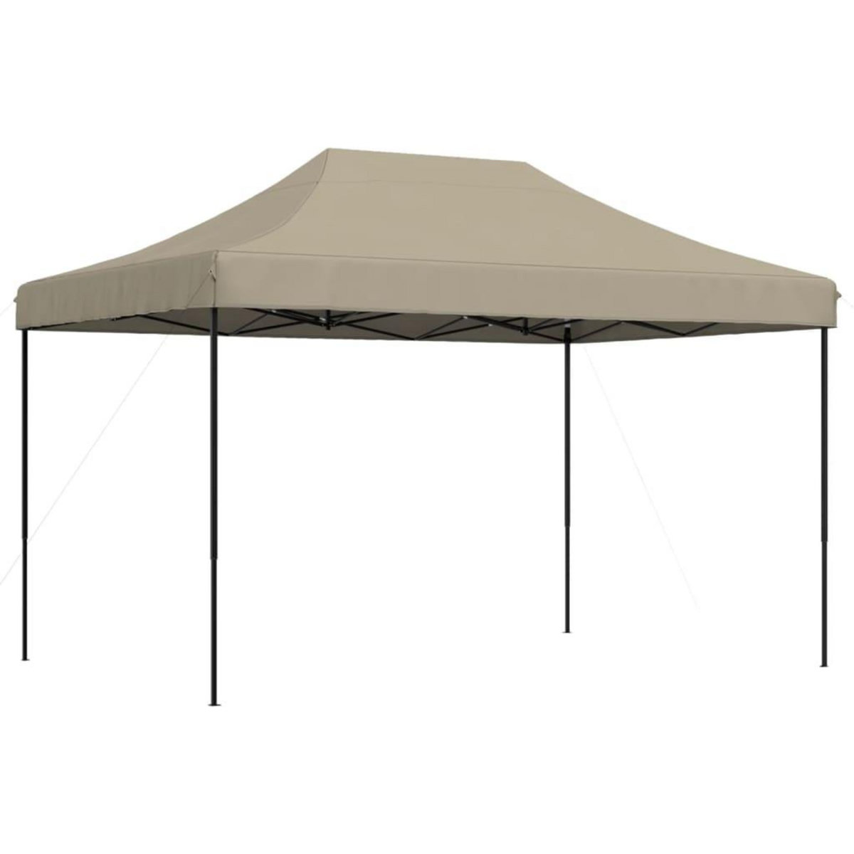 VIDAXL Tente de reception pliable escamotable taupe 410x279x315 cm