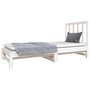 Voir la diapositive 3 : VIDAXL Lit coulissant sans matelas blanc 2x(90x190) cm